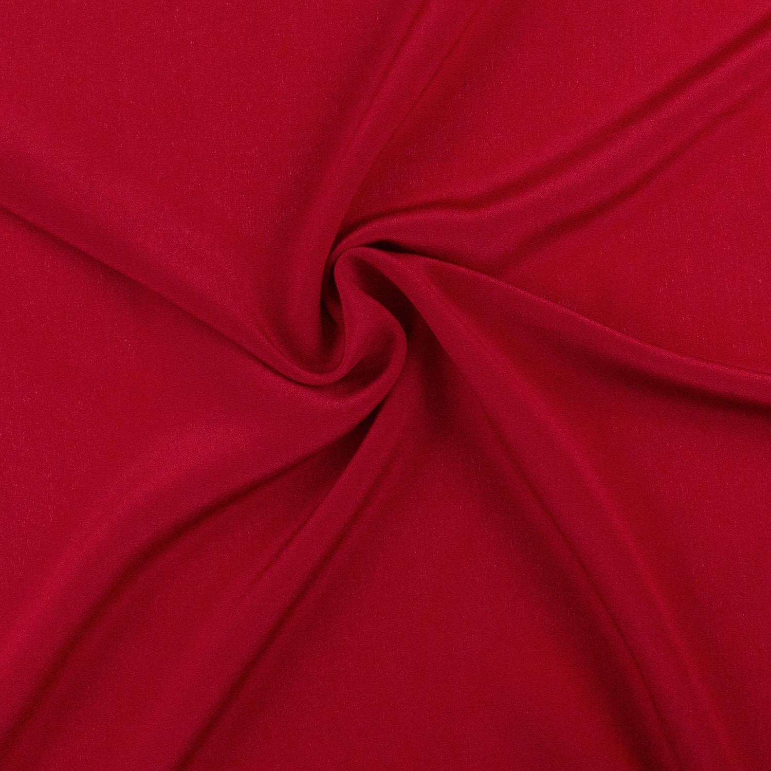 Seidenstoff, Crêpe, rot, uni