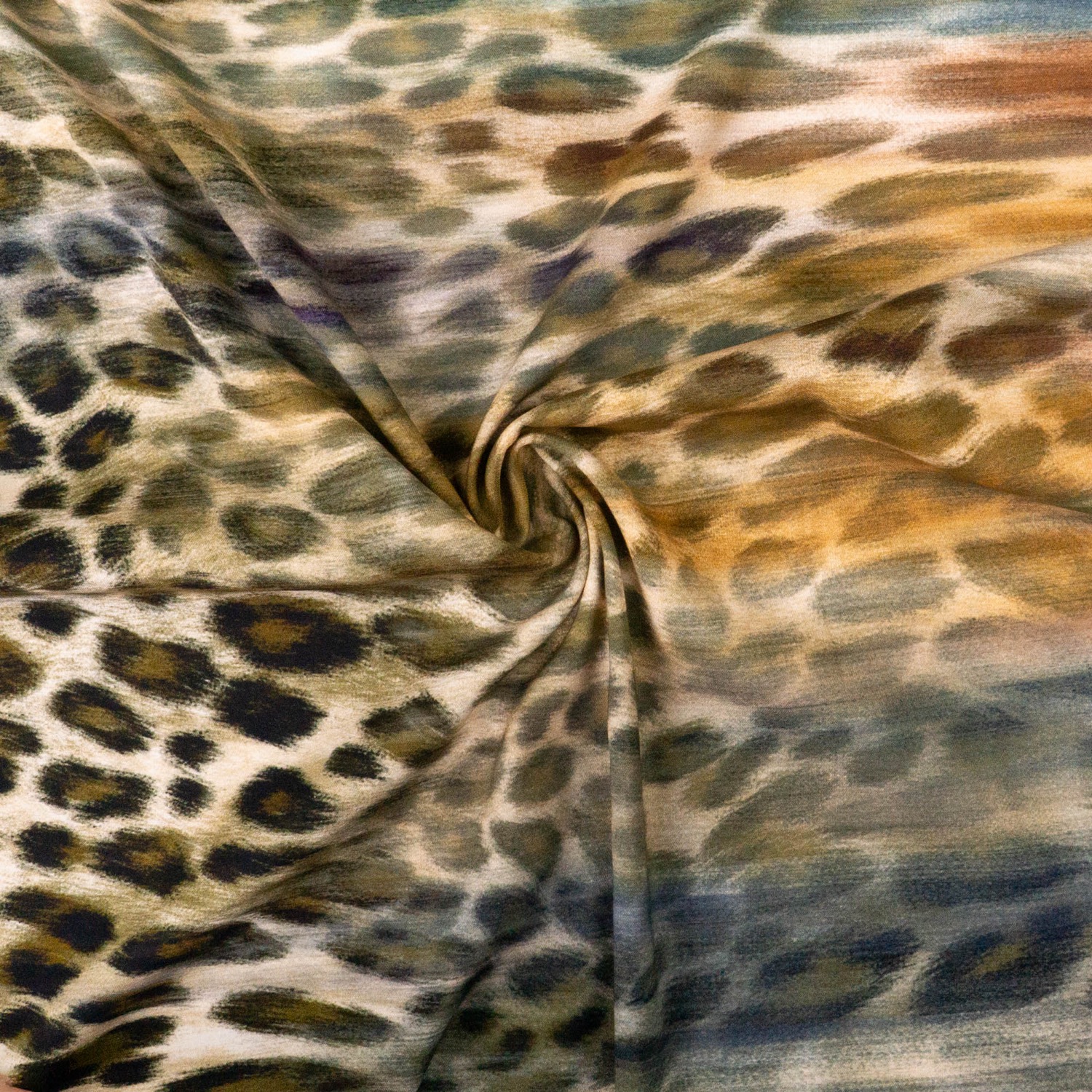 Viskosestoff, Javanaise, Animal-Muster