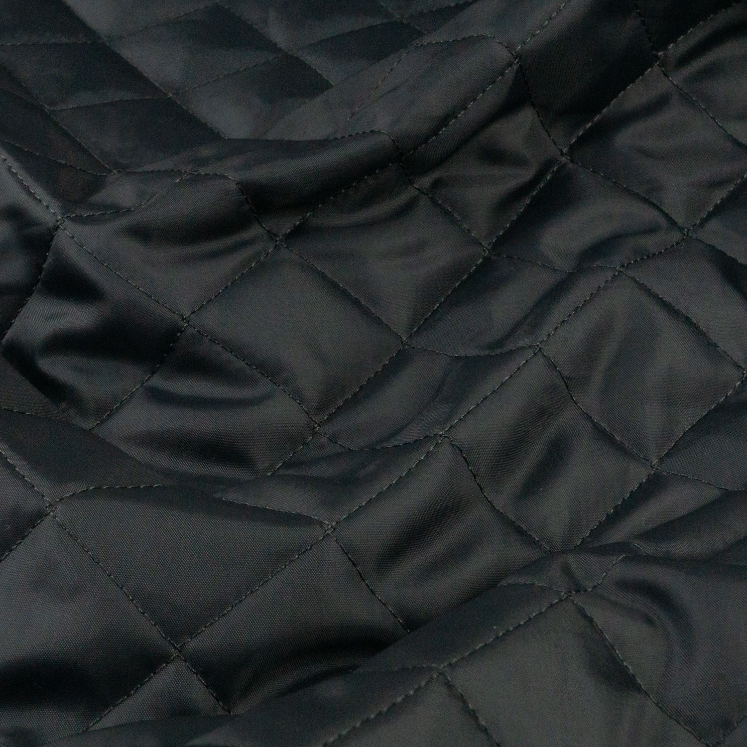 Steppstoff, anthrazit, uni, grafisch gemustert – Bild 3