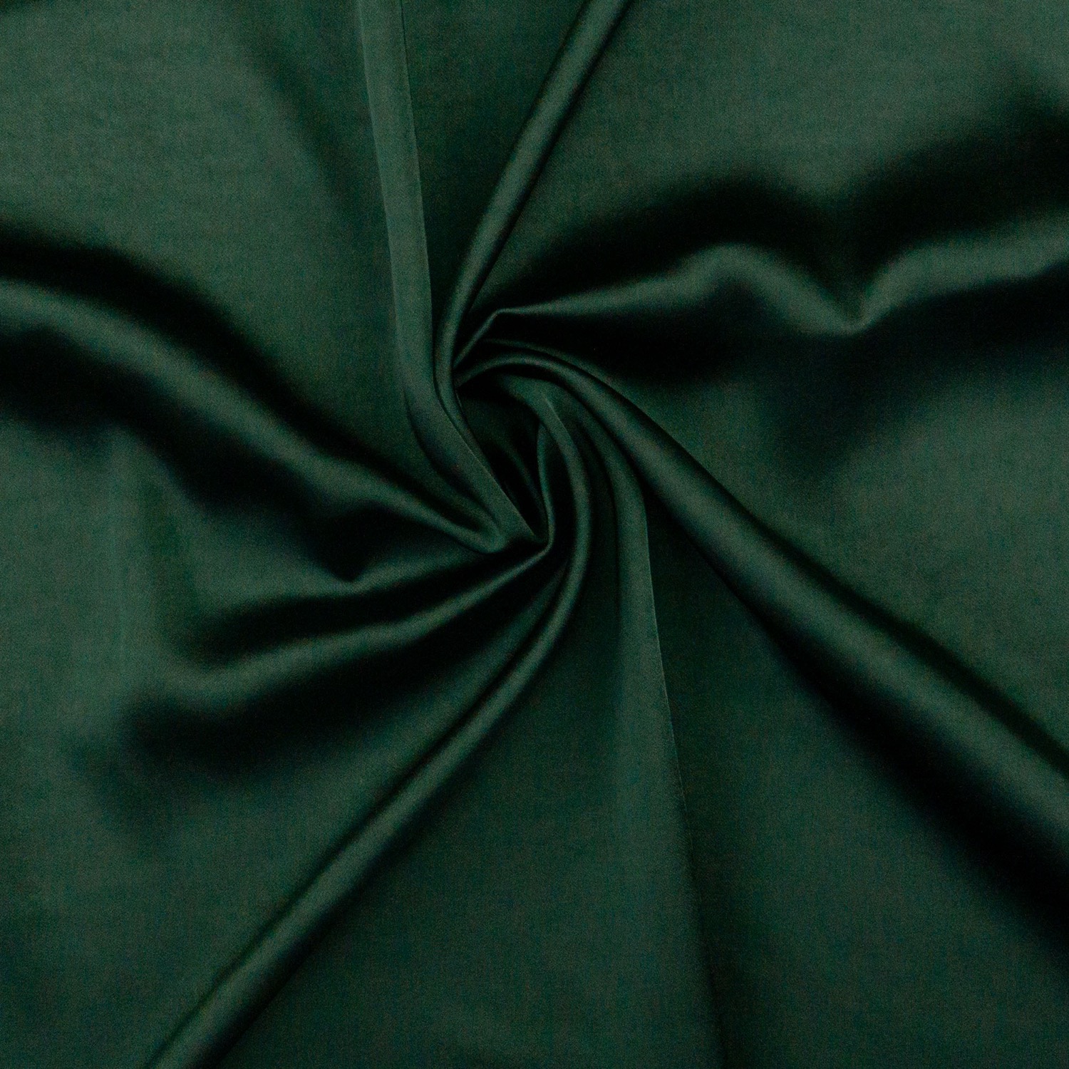 Satin, dunkelgrün, uni
