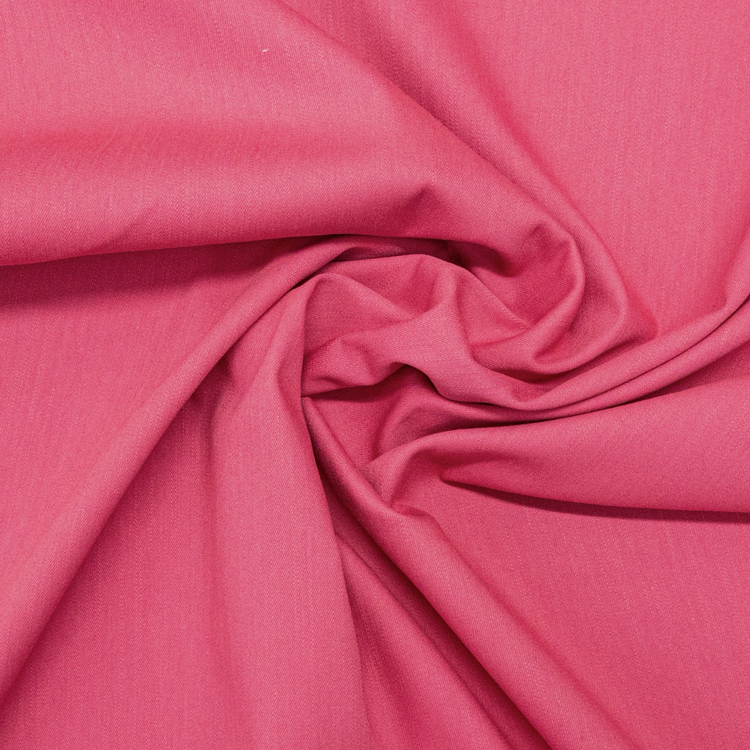 Leichter Jeansstoff, pink, uni