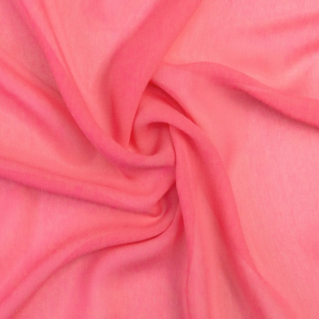 Minerva Crafts Chiffon Stoff – Elfenbeinfarben, 152 Cm Breit, Meterware Aus Polyester – Für Kleider & Blusen