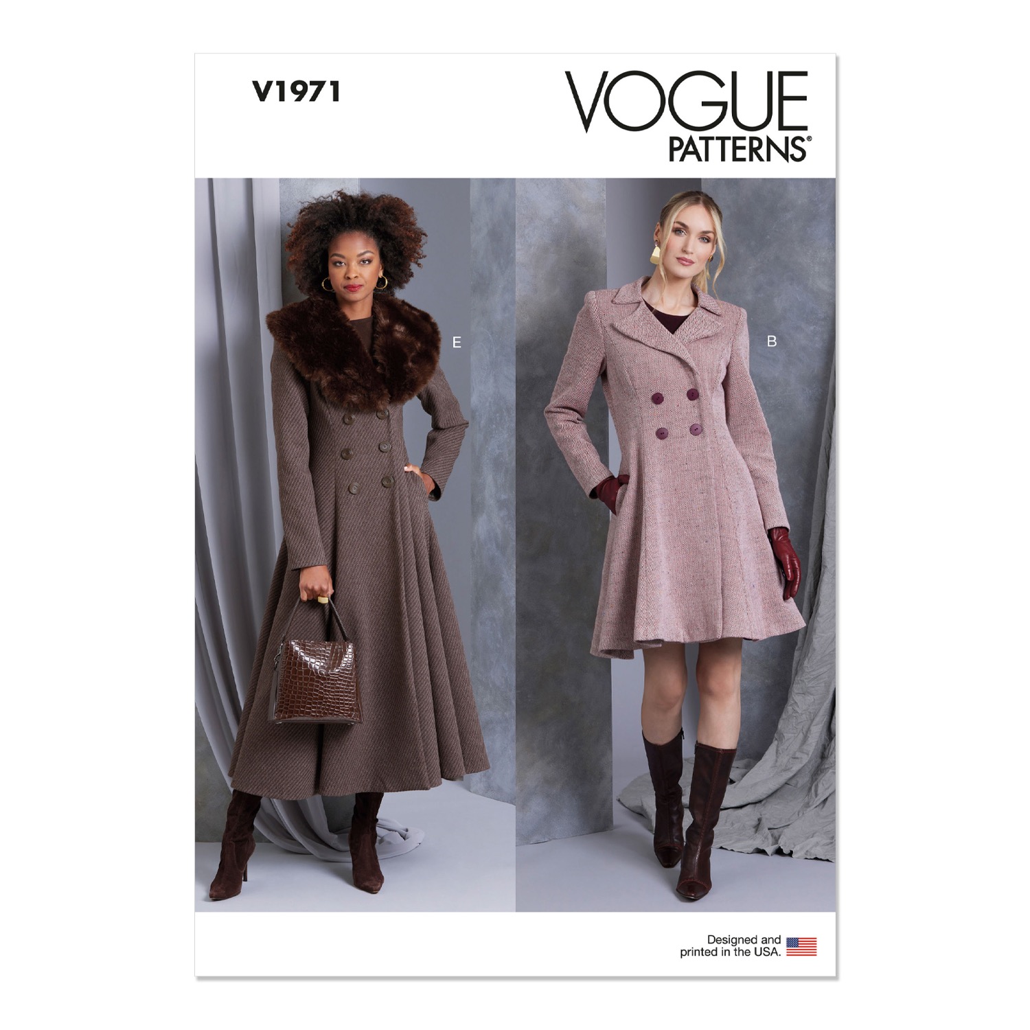 Einzelschnittmuster Vogue, kleine Größen, Jacke, Grün