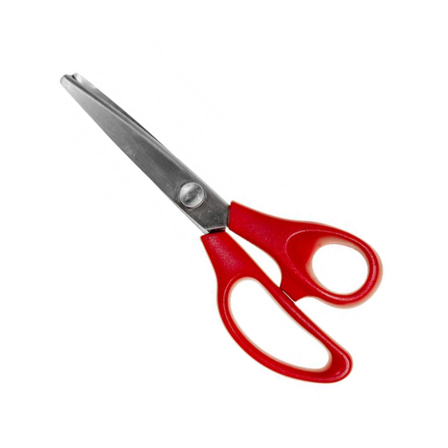 Zackenschere, Stück, silber, rot, 20 cm