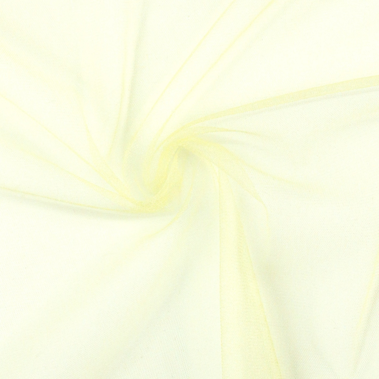 Weicher Tüllstoff, hellgelb, uni, Glanzeffekt