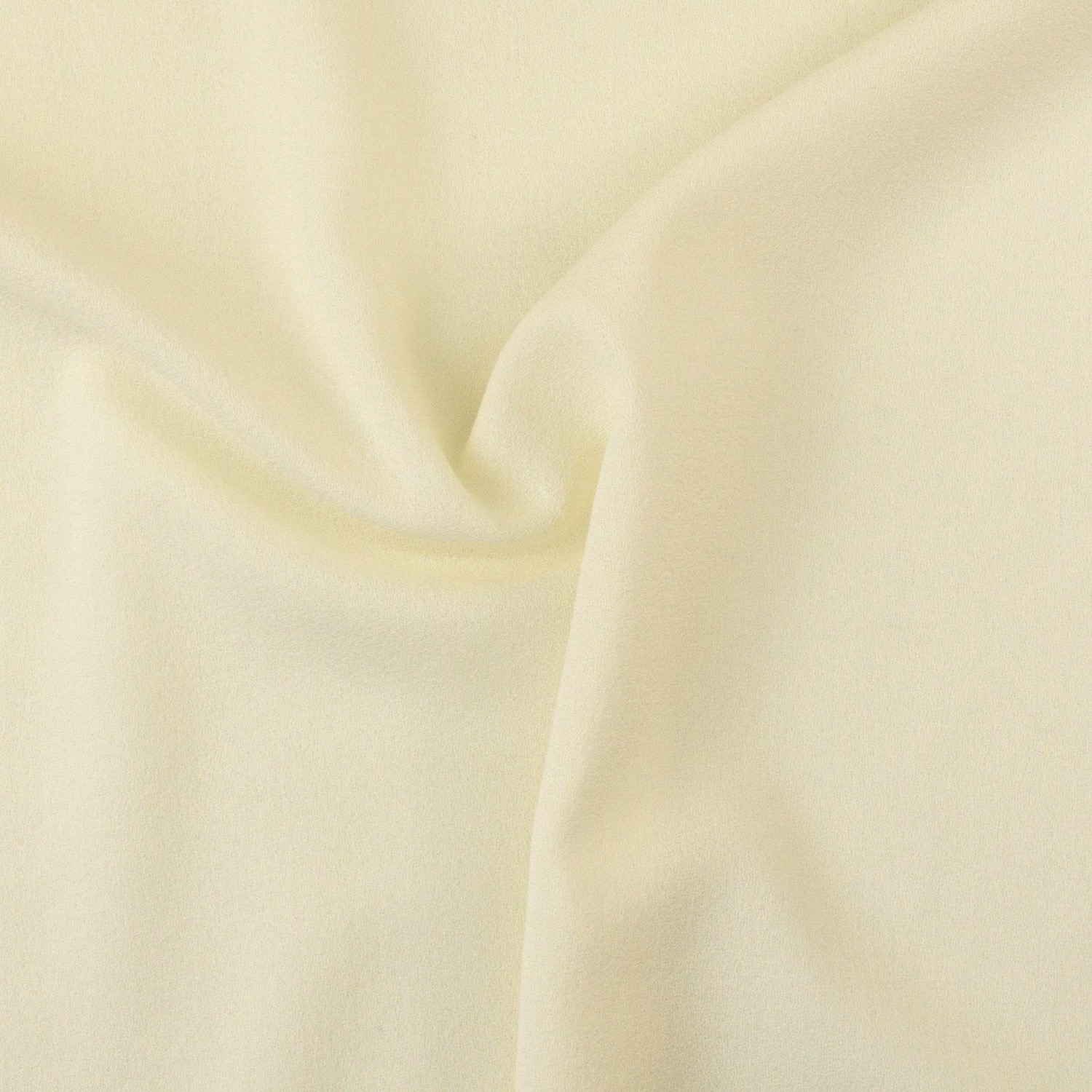 Wollstoff, Crêpe, vanille, uni
