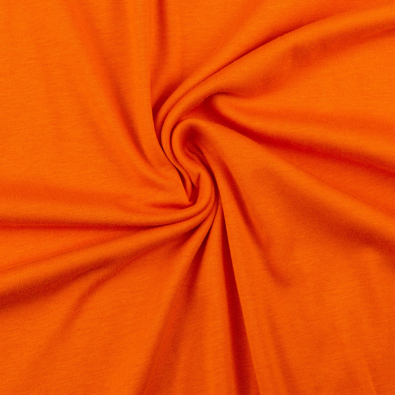 Baumwolljersey, orange, uni