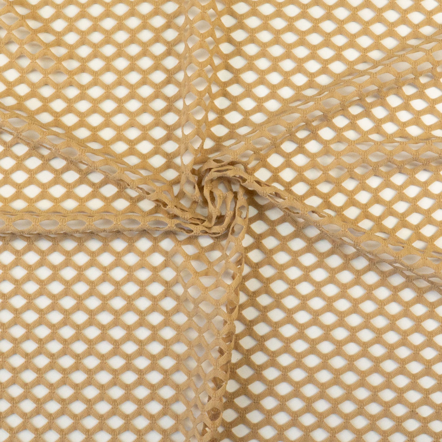 Elastischer Mesh, hellbraun, uni