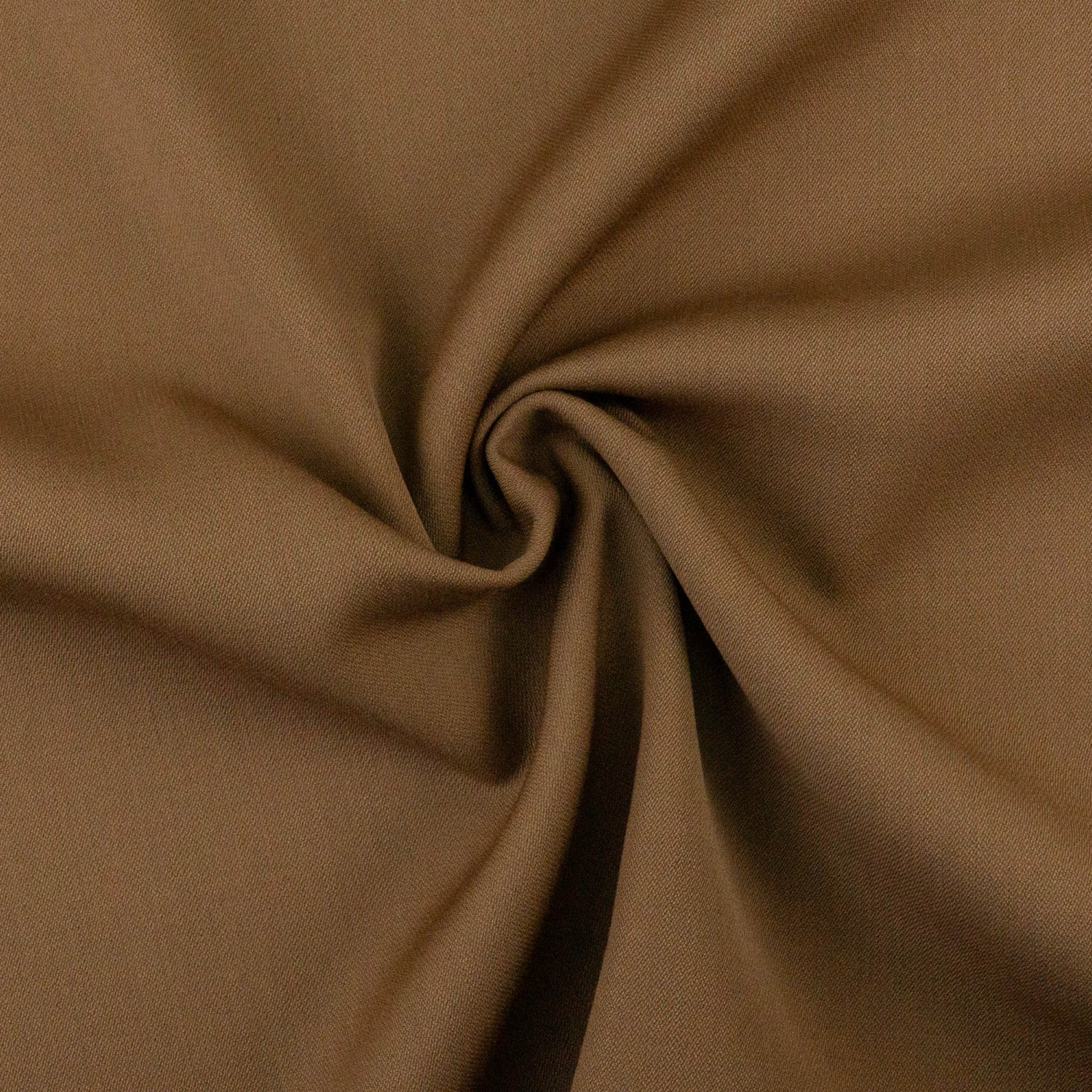 Wollstoff, Doppelgewebe, braun, uni