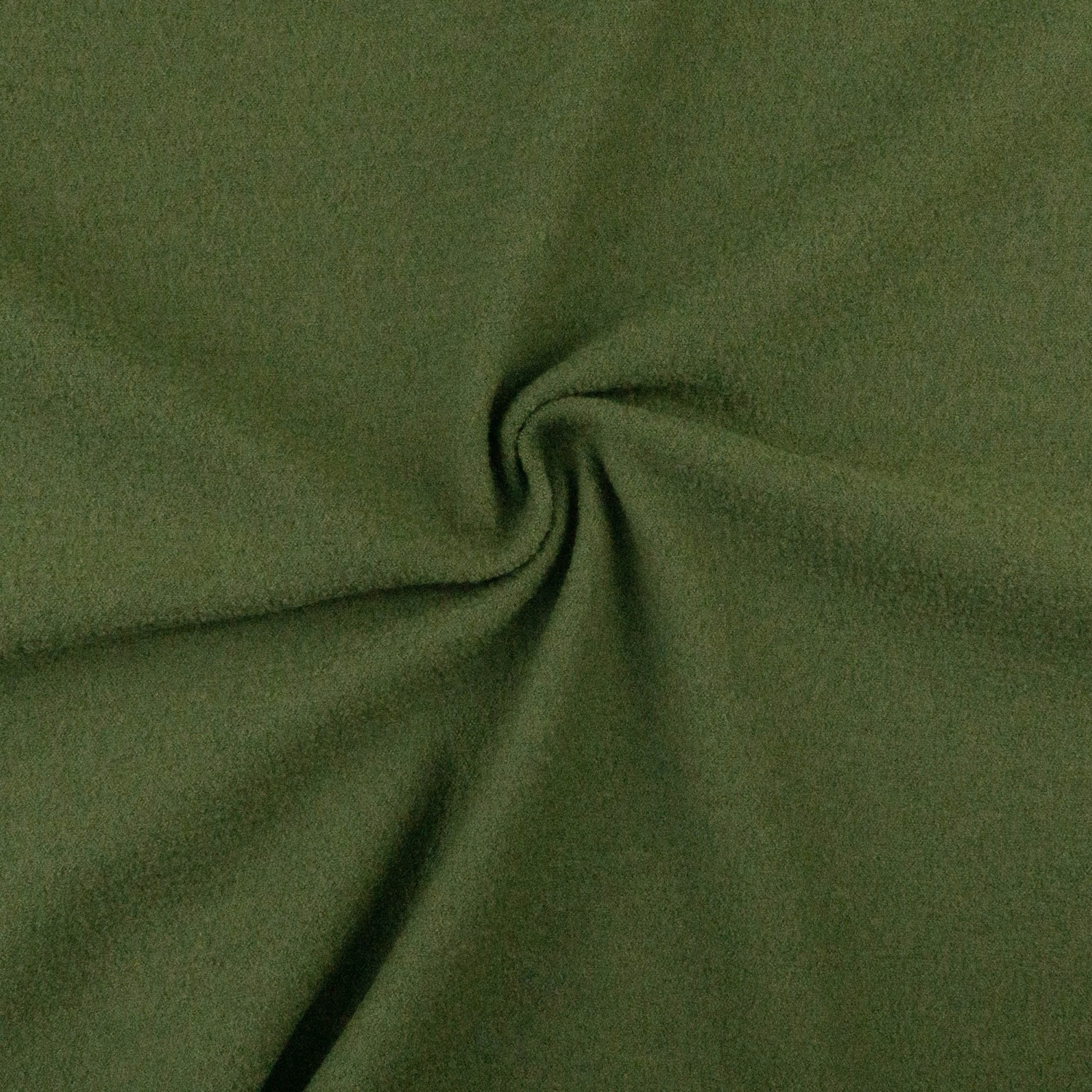 Weicher Wollstoff, Feinstrick, grün, uni