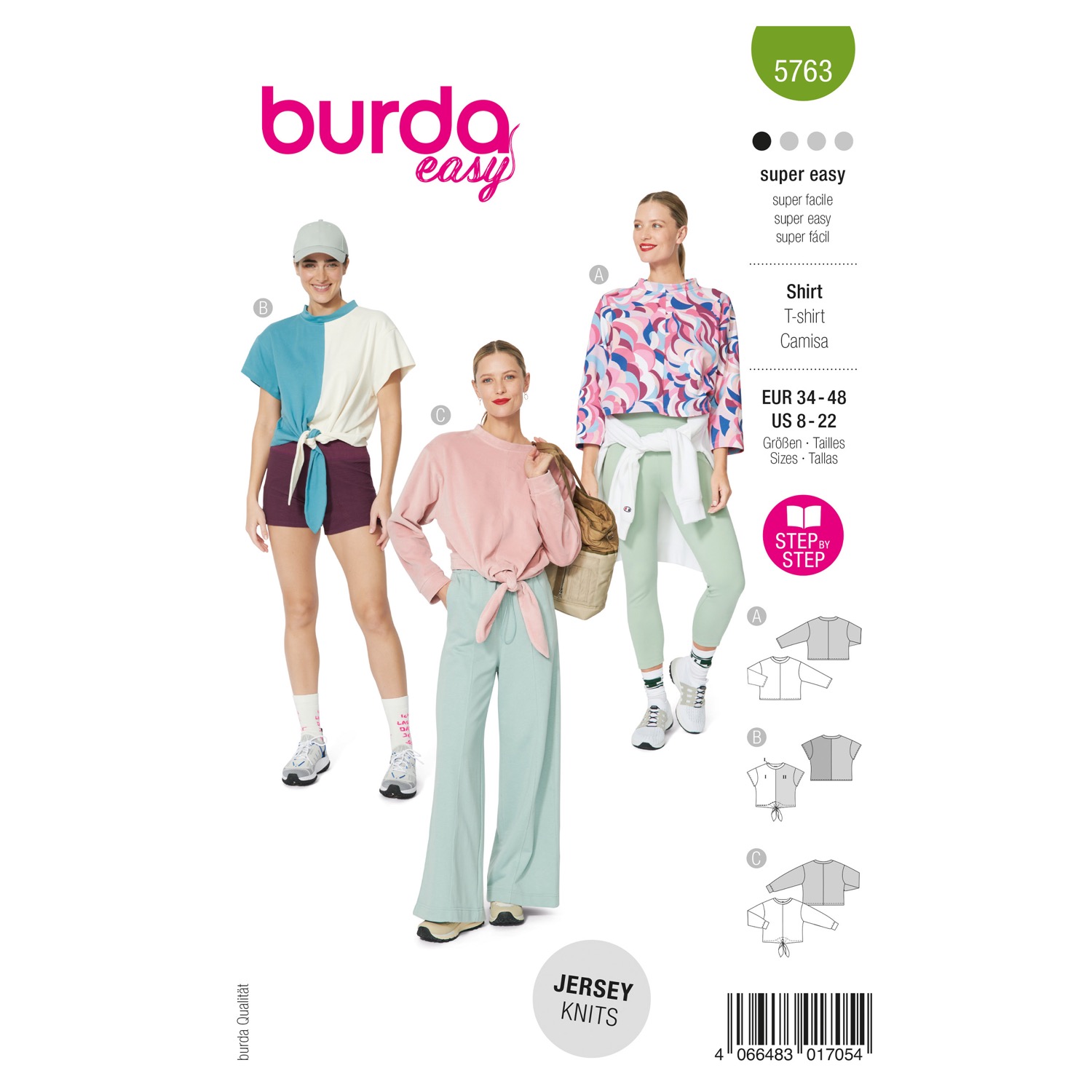 Schnittmuster Burda easy, grün