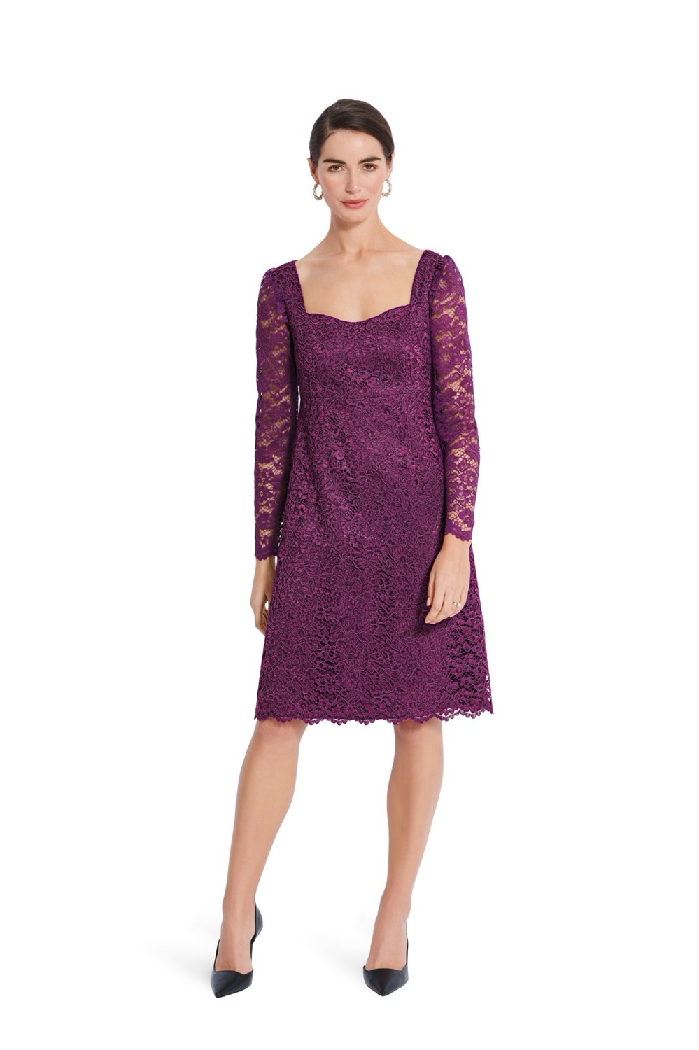 Schnittmuster Burda style, Kleid, Grün – Bild 4