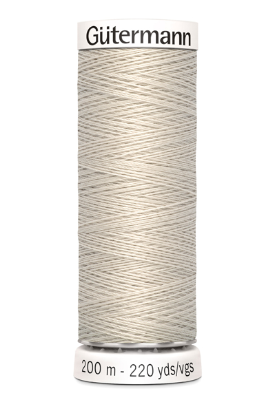 Nähgarn, M303, 100PE, Beigegrau, 200 m