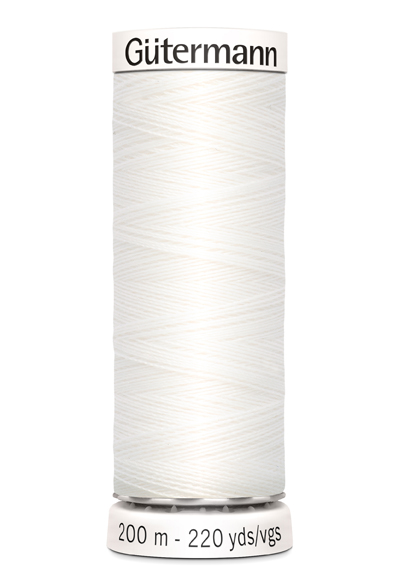 Nähgarn, M303, 100PE, warmes Weiß, 200 m