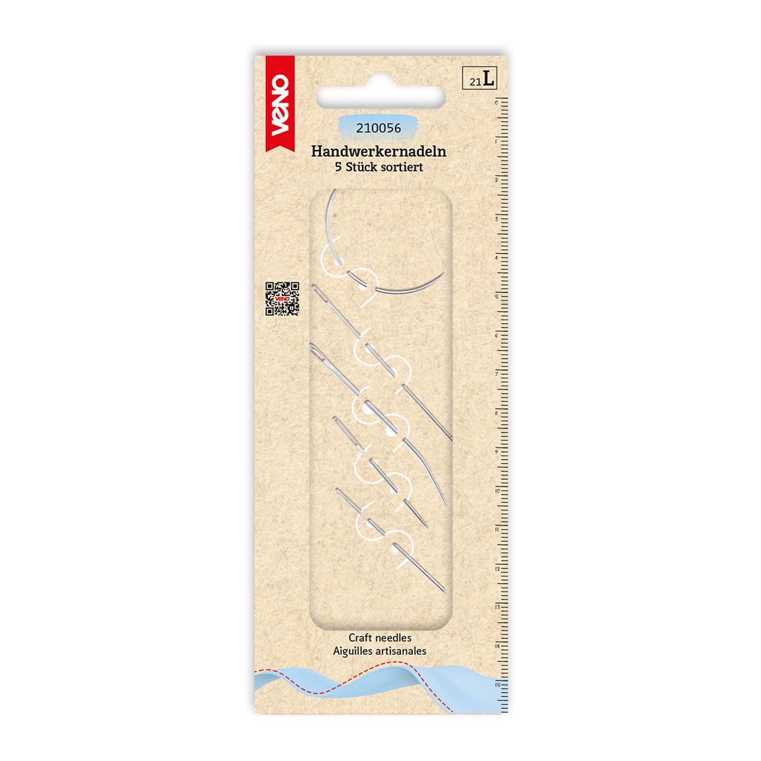 Handwerkernadeln, Sortiment, Metall, Silber