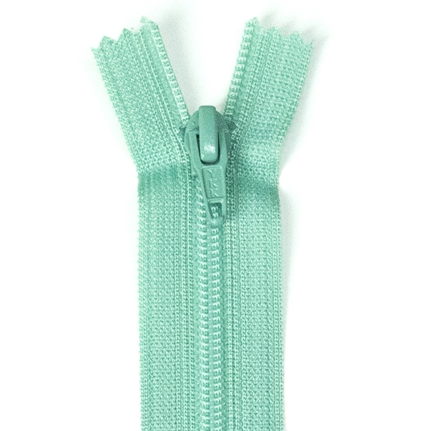Reißverschluss nicht teilbar, Kunststoffspirale, Mint, 16 cm
