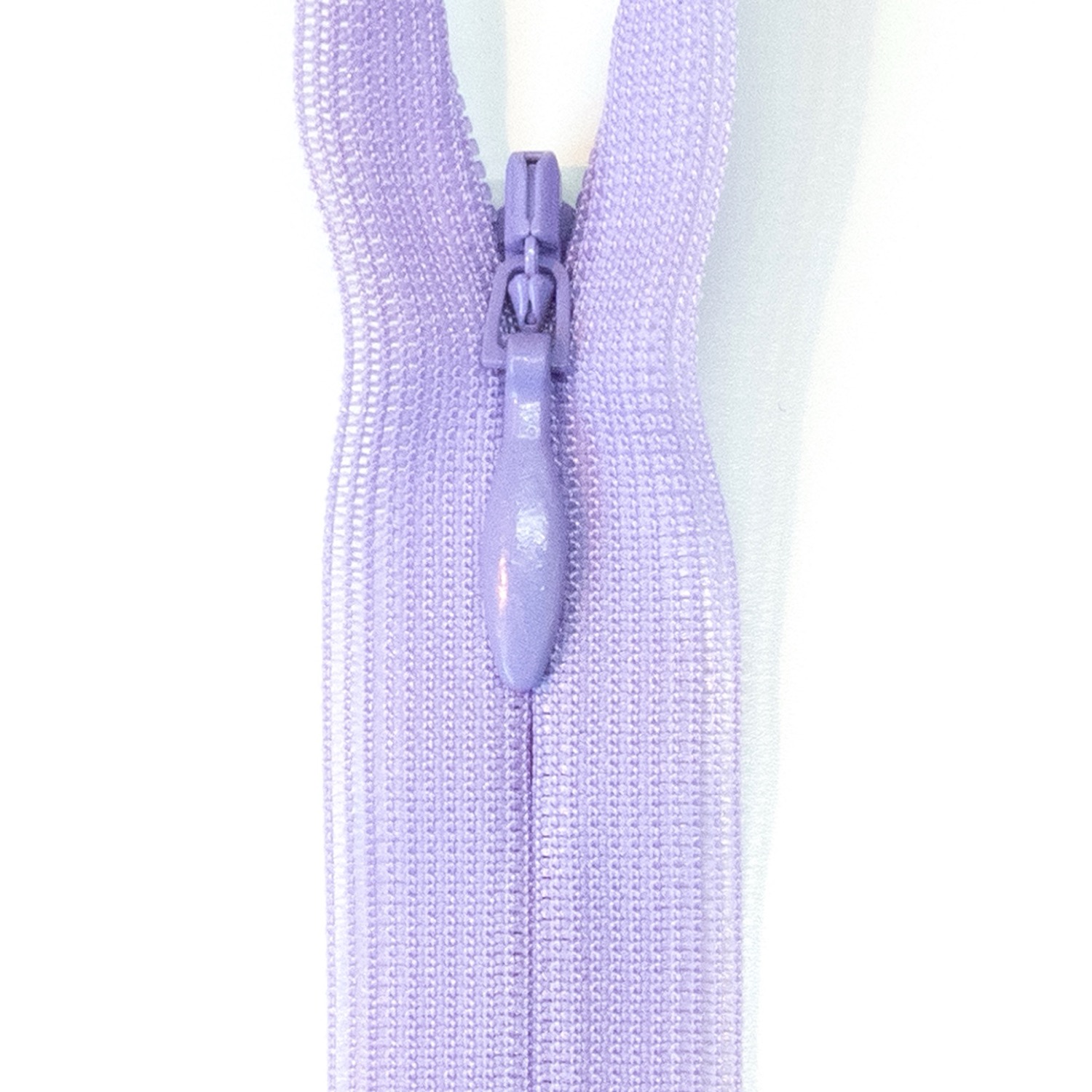 Reißverschluss nicht teilbar, nahtverdeckt, Kunststoffspirale, Flieder hell, 40 cm