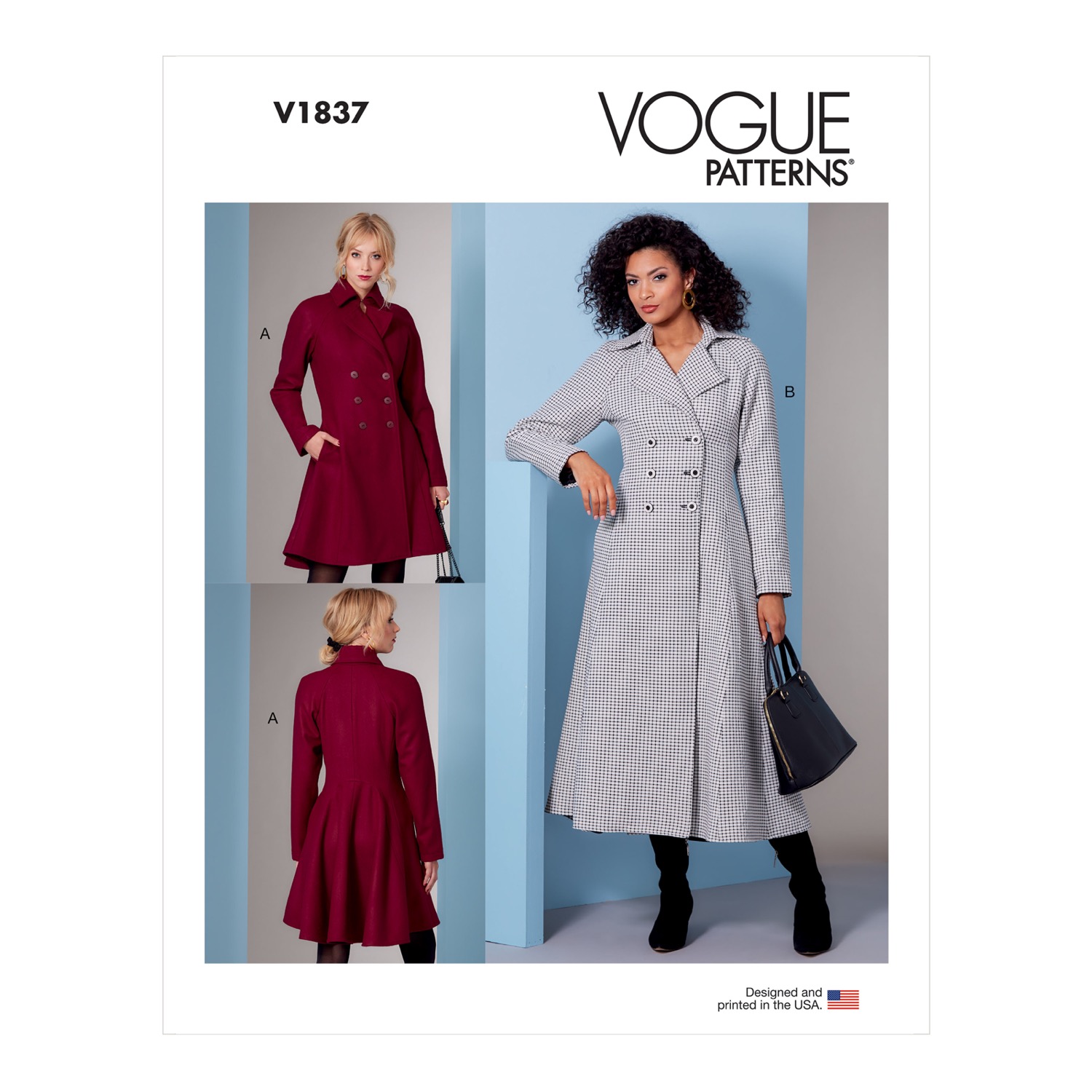 Einzelschnittmuster Vogue, kleine Größen, Jacke, Grün