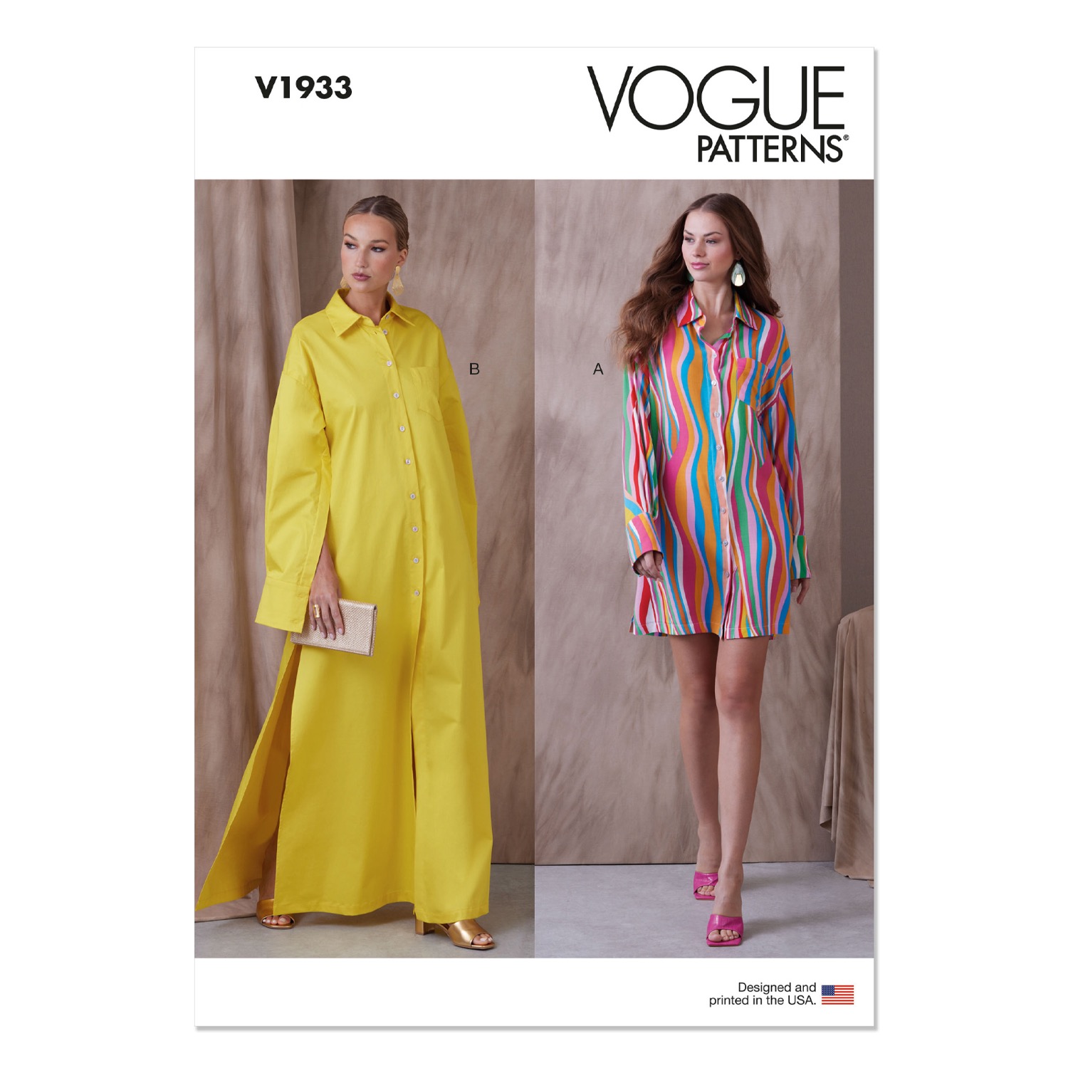 Einzelschnittmuster Vogue, kleine Größen, Kleid, Grün