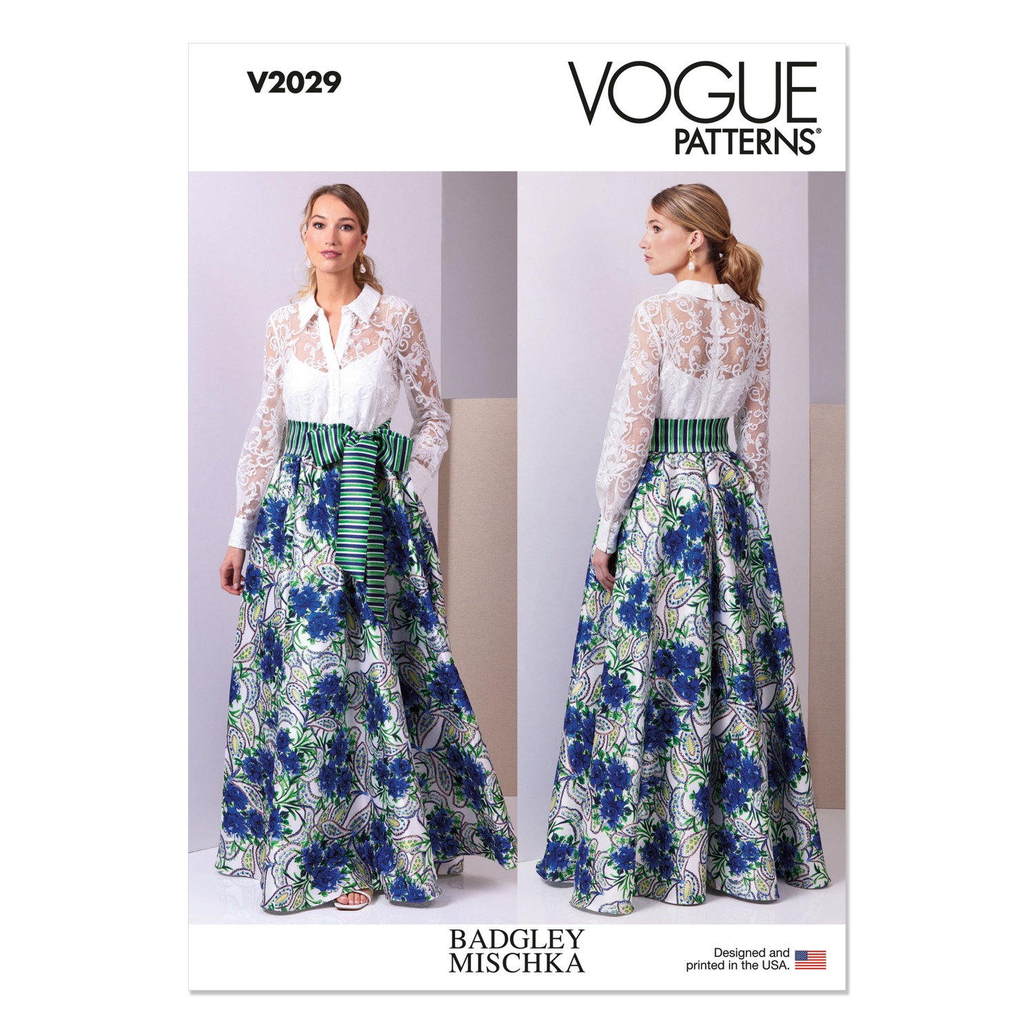 Einzelschnittmuster Vogue, große Größen, Kleid, orange