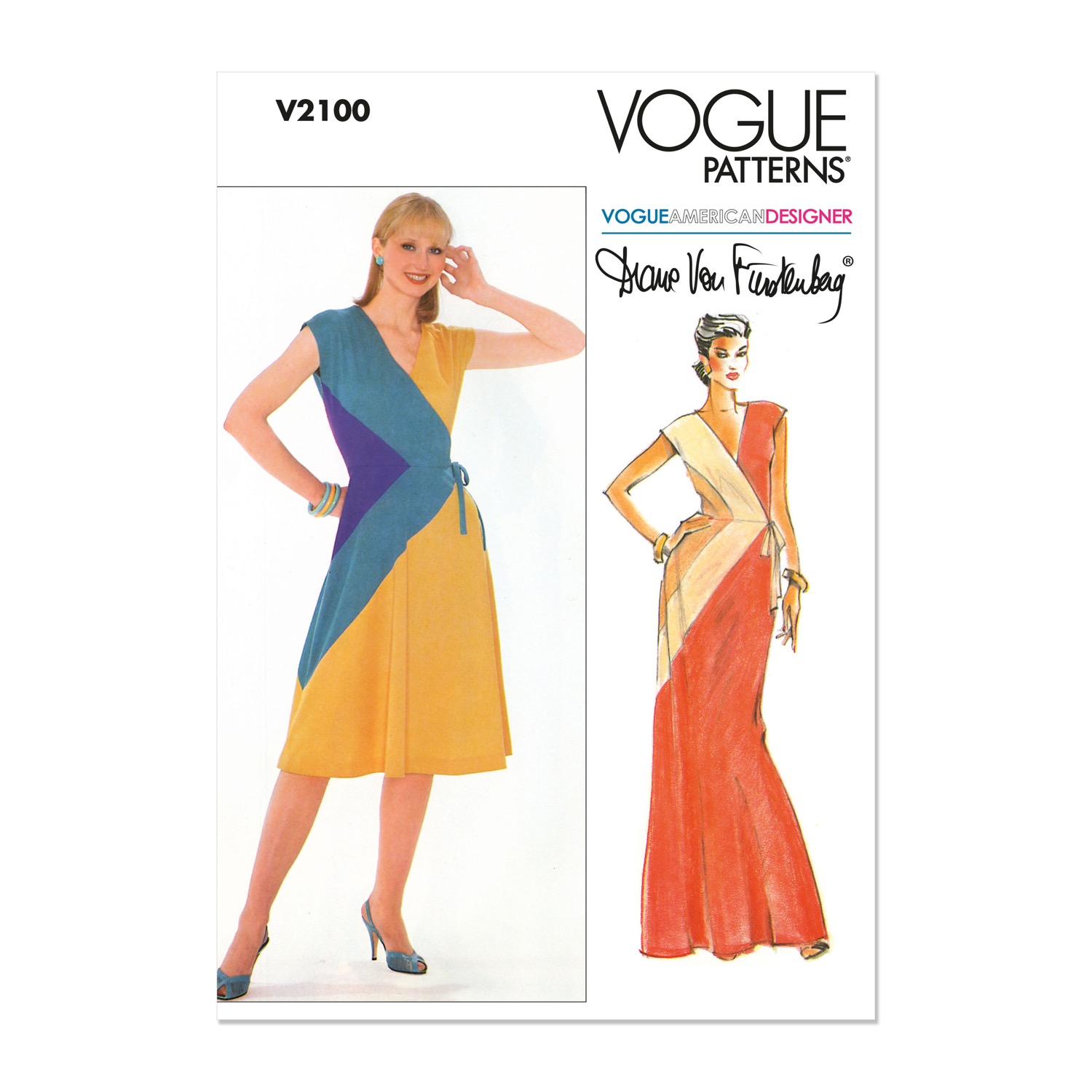 Einzelschnittmuster Vogue, Kleid, kleine Größen