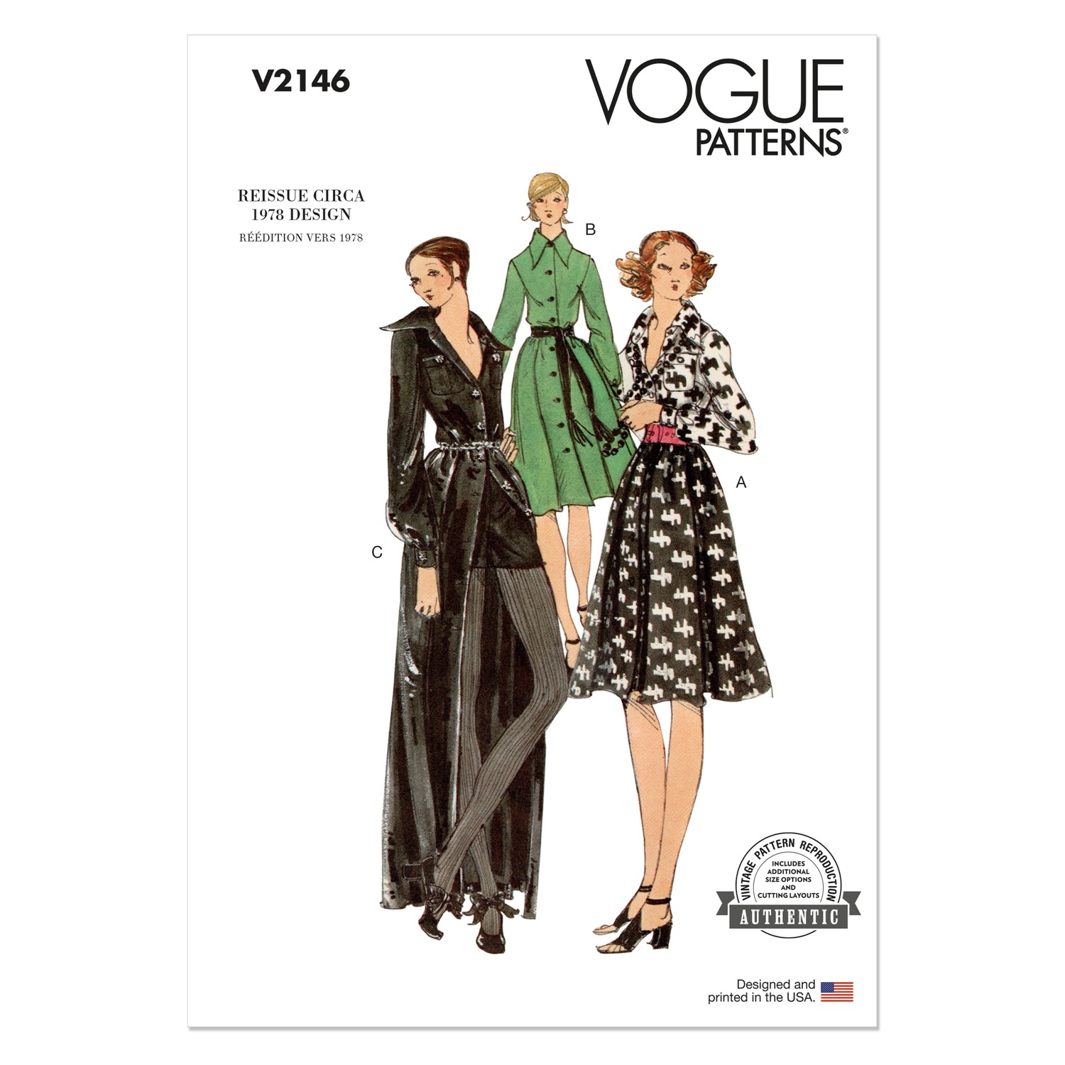 Einzelschnittmuster Vogue, große Größen, Kleid, orange