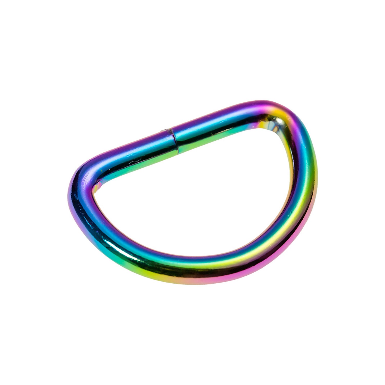 D-Ringe, Packung, Metall, Pink, Blau, Grün, 30 mm