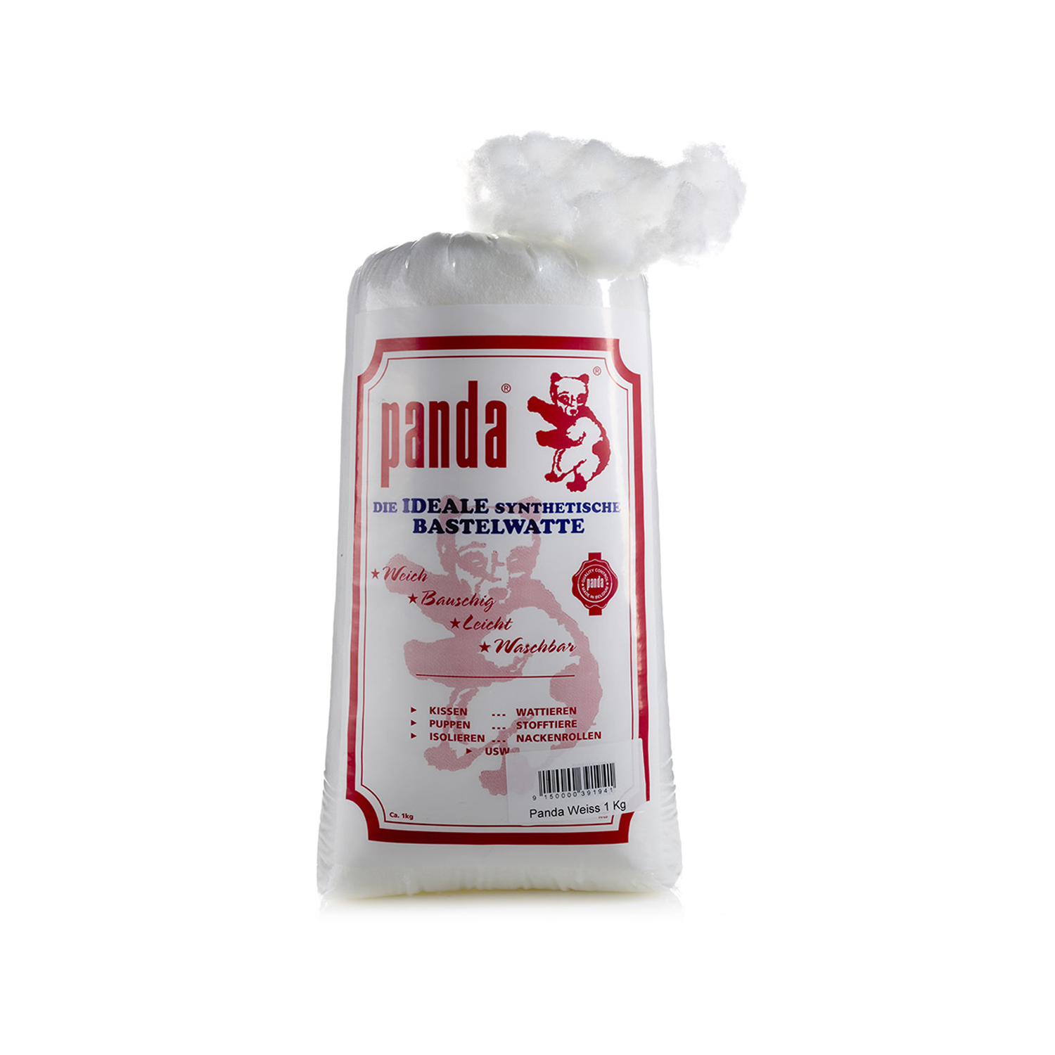 Füllwatte, Packung, 100% PES, Weiß, 1 kg