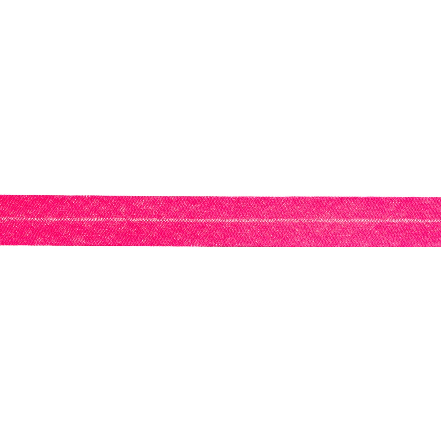 Schrägband, gewebt, Meterware, 100% CO, neonpink, 40/20 mm