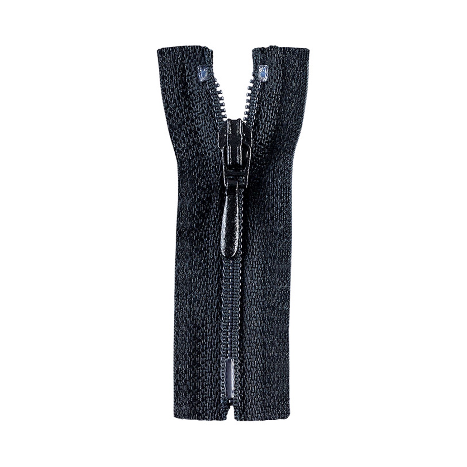 Reißverschluss nicht teilbar, Kunststoffspirale, Schwarz, 18 cm