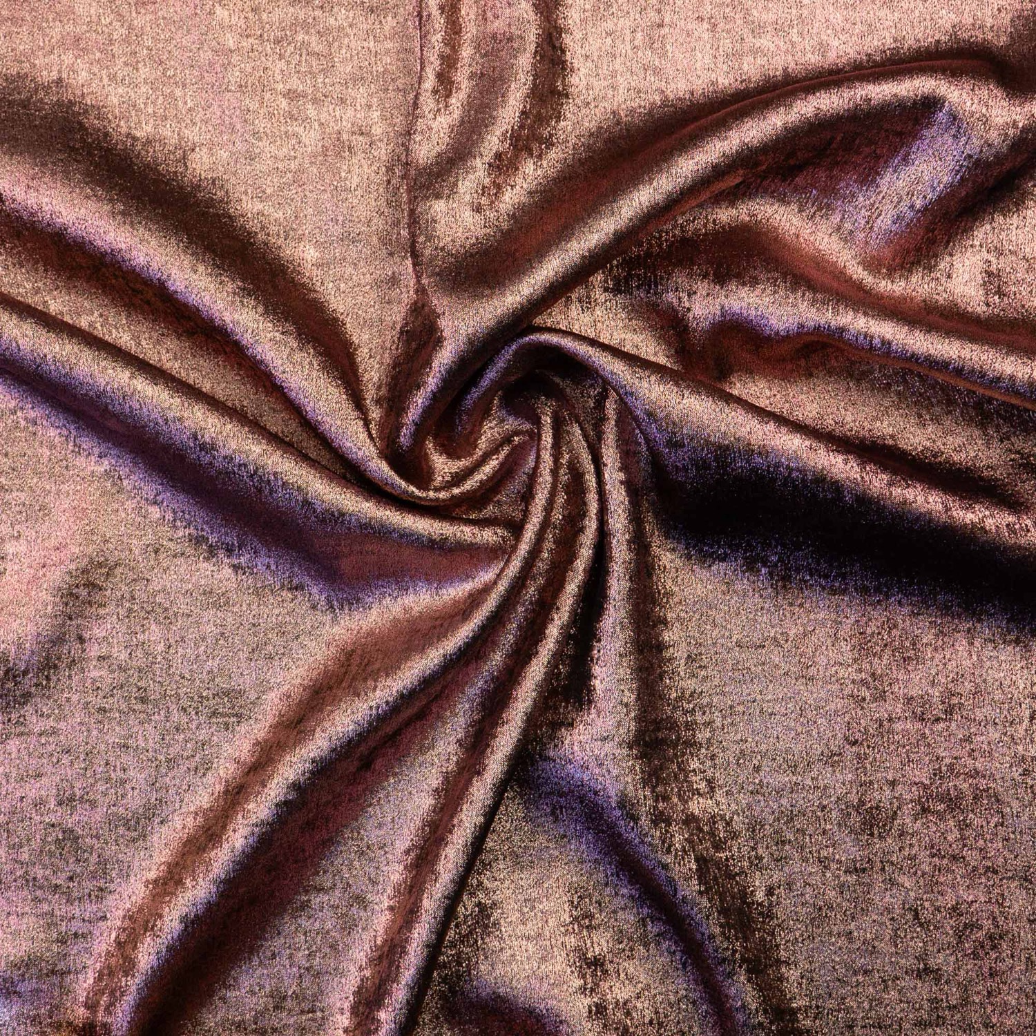 Kunstfasergewebe, kupfer, Glanzeffekt