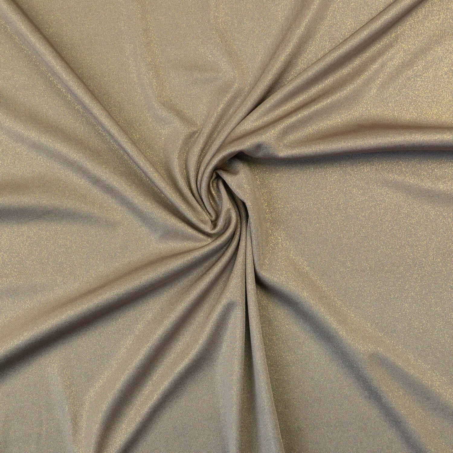 Jersey, graubraun, gold, Glanzeffekt