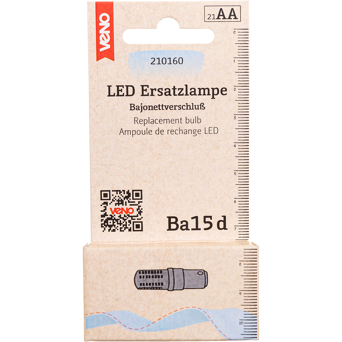 LED Nähmaschinenlampe, Stück, B: 16 mm, L: 42 mm