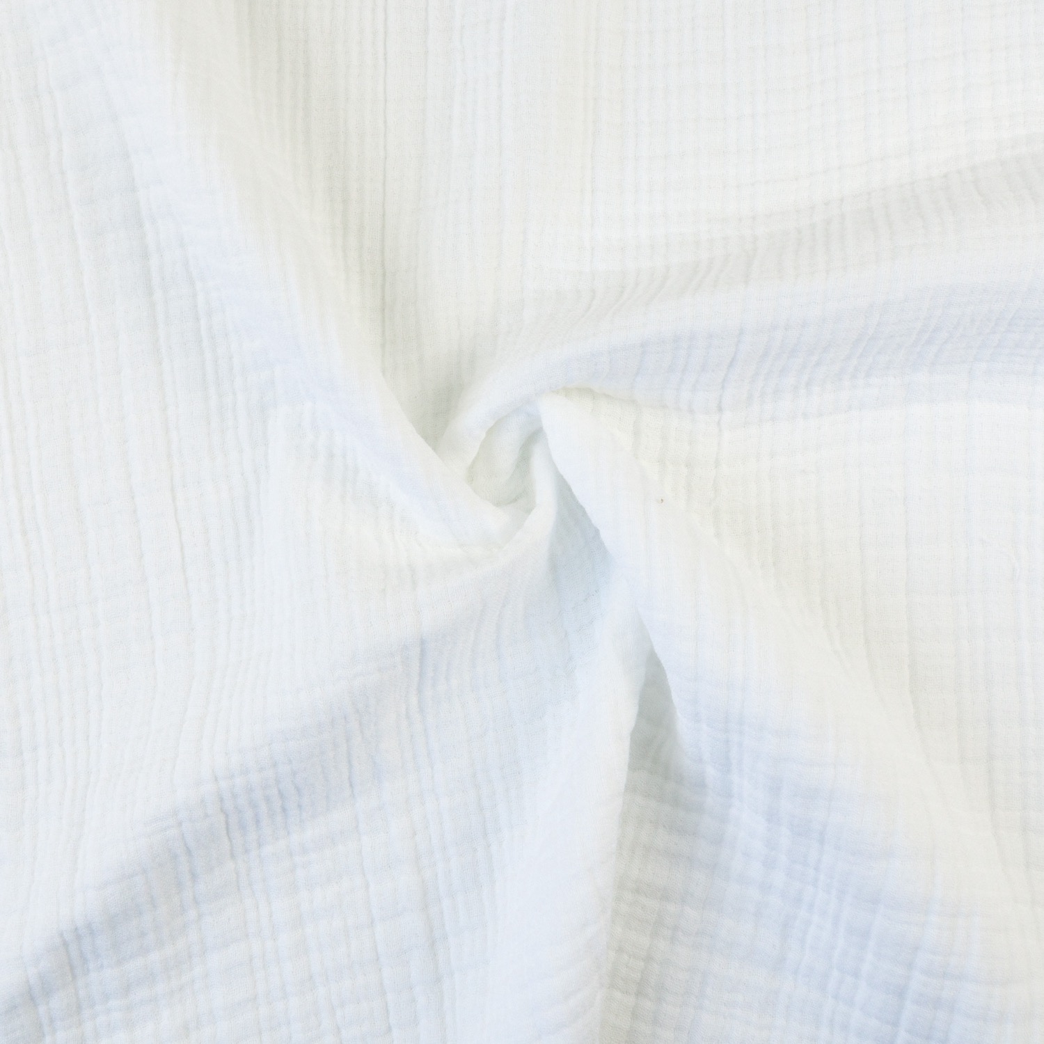 Musselin, weiß, uni