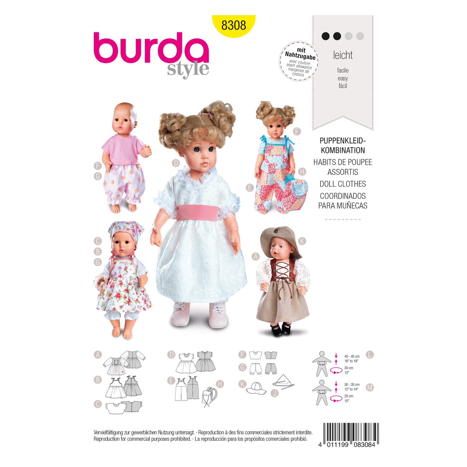 Schnittmuster Burda style, Accessoire, Gelb