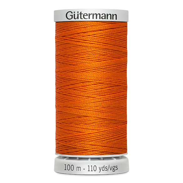 Nähgarn, extra stark, M303, 100% PES, Kürbis, 100 m