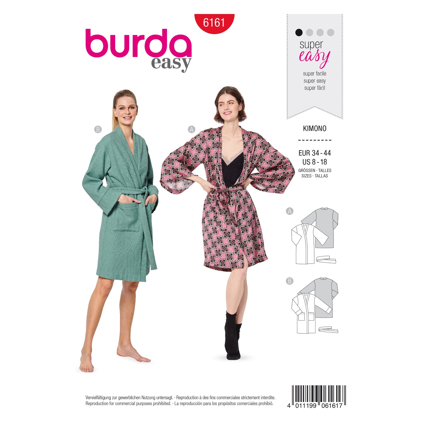 Schnittmuster Burda easy, Jacke, Rot