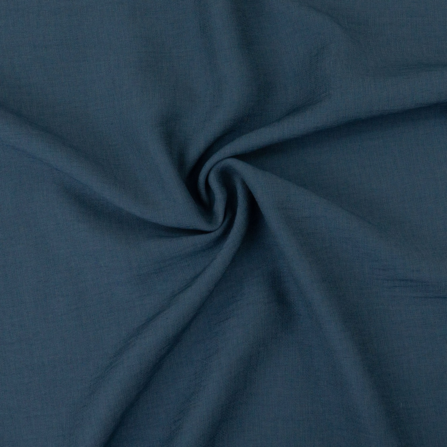 Viskosestoff, Crêpe, blau, uni