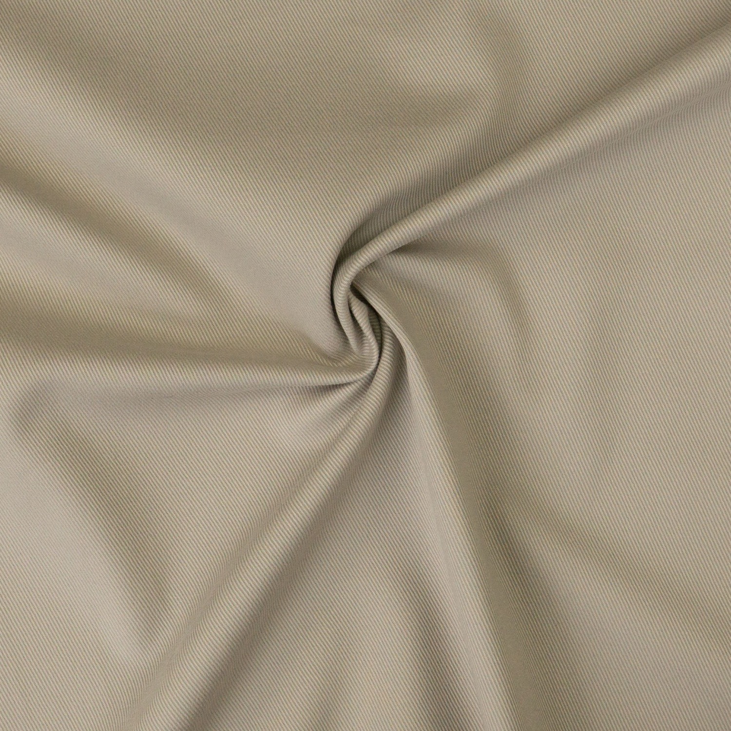 Elastischer Baumwollstoff, Köper, grau, uni