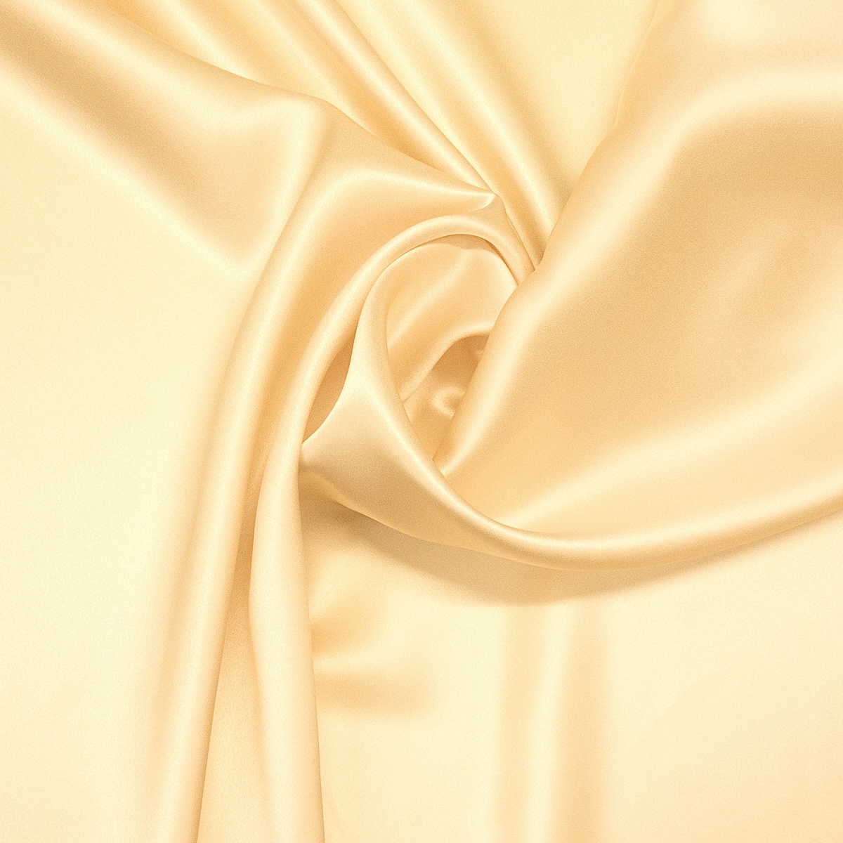 Seidenstoff, Satin, creme, uni