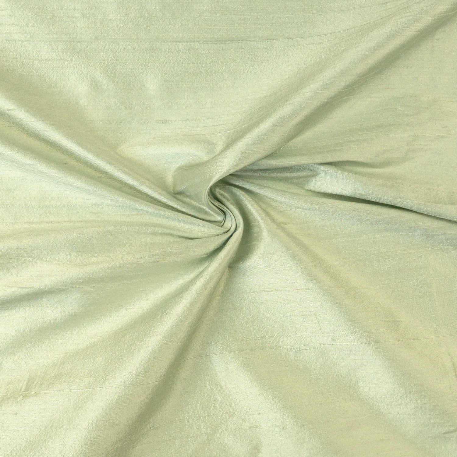 Shantung Seide, mint hell, uni