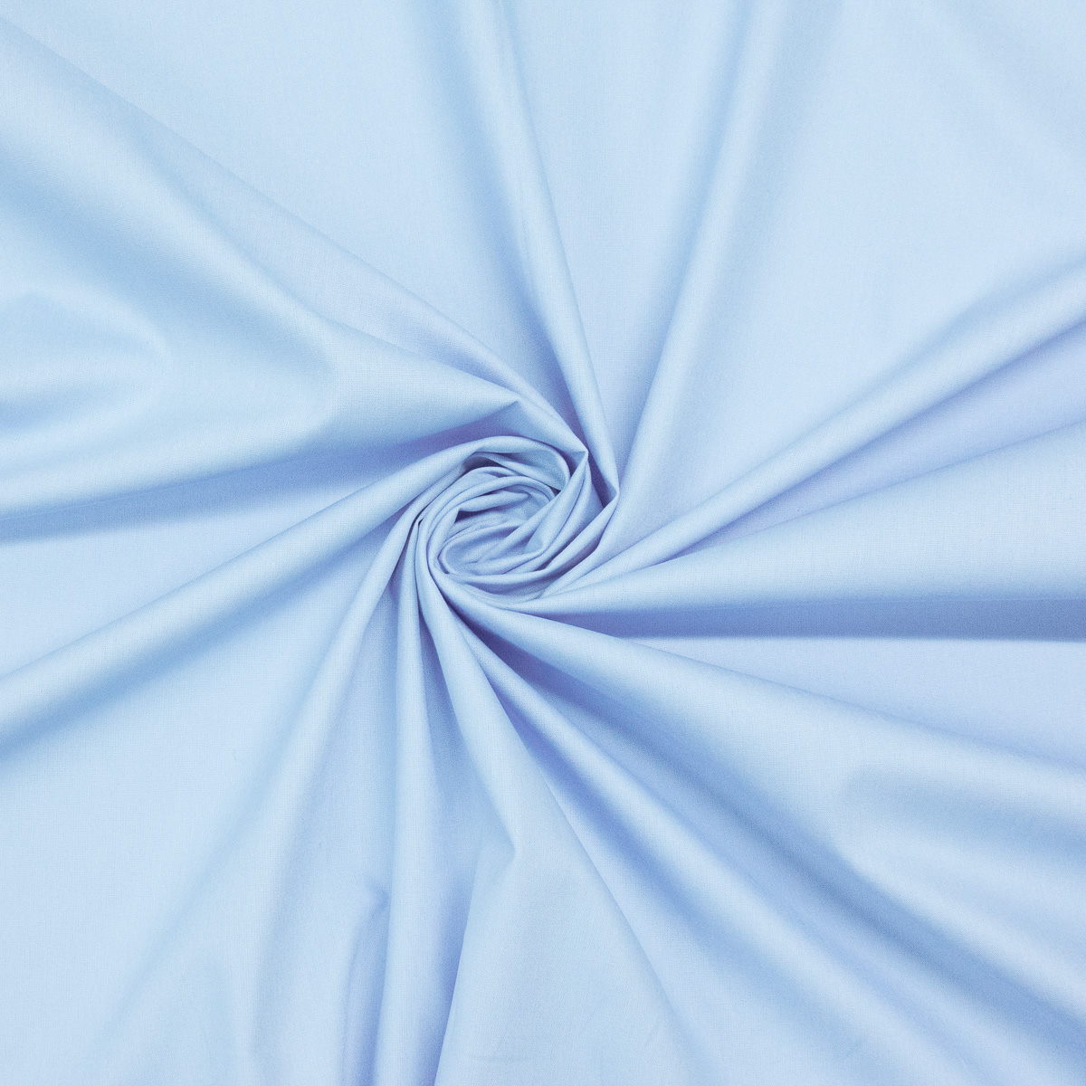 Baumwollstoff, Cretonne, hellblau, uni