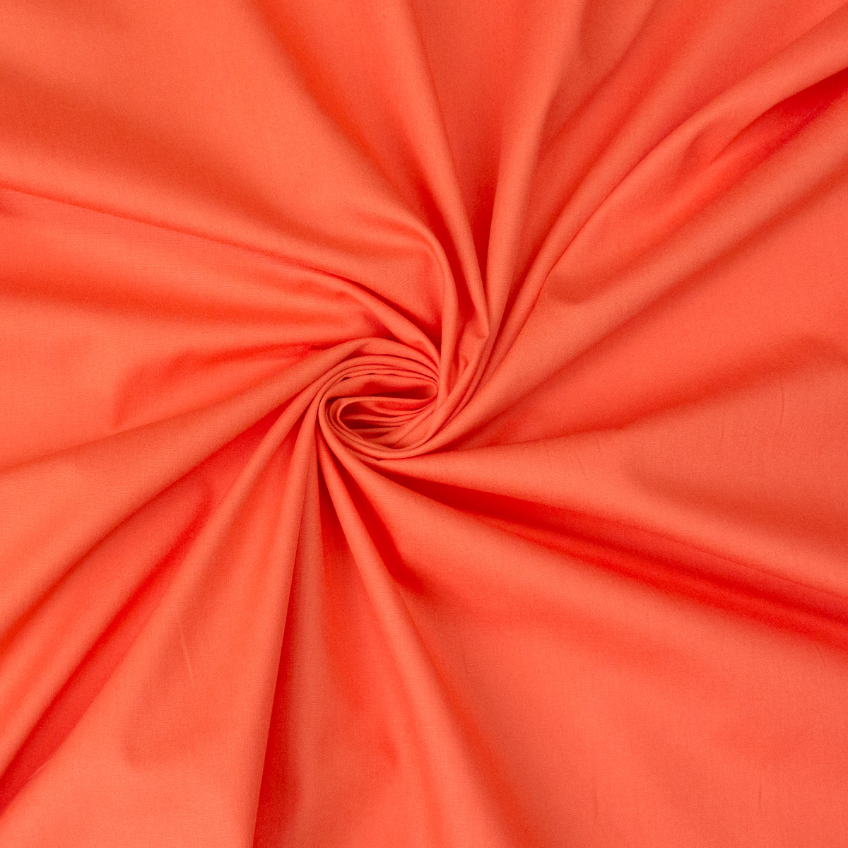 Baumwollstoff, Cretonne, orange, uni