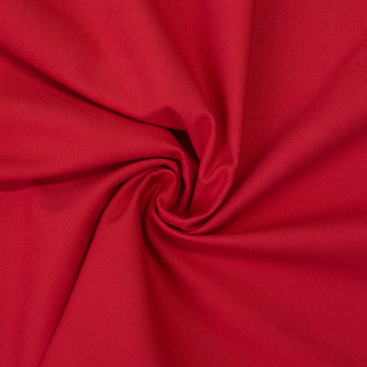 Baumwollstoff, Canvasstoff, rot, uni