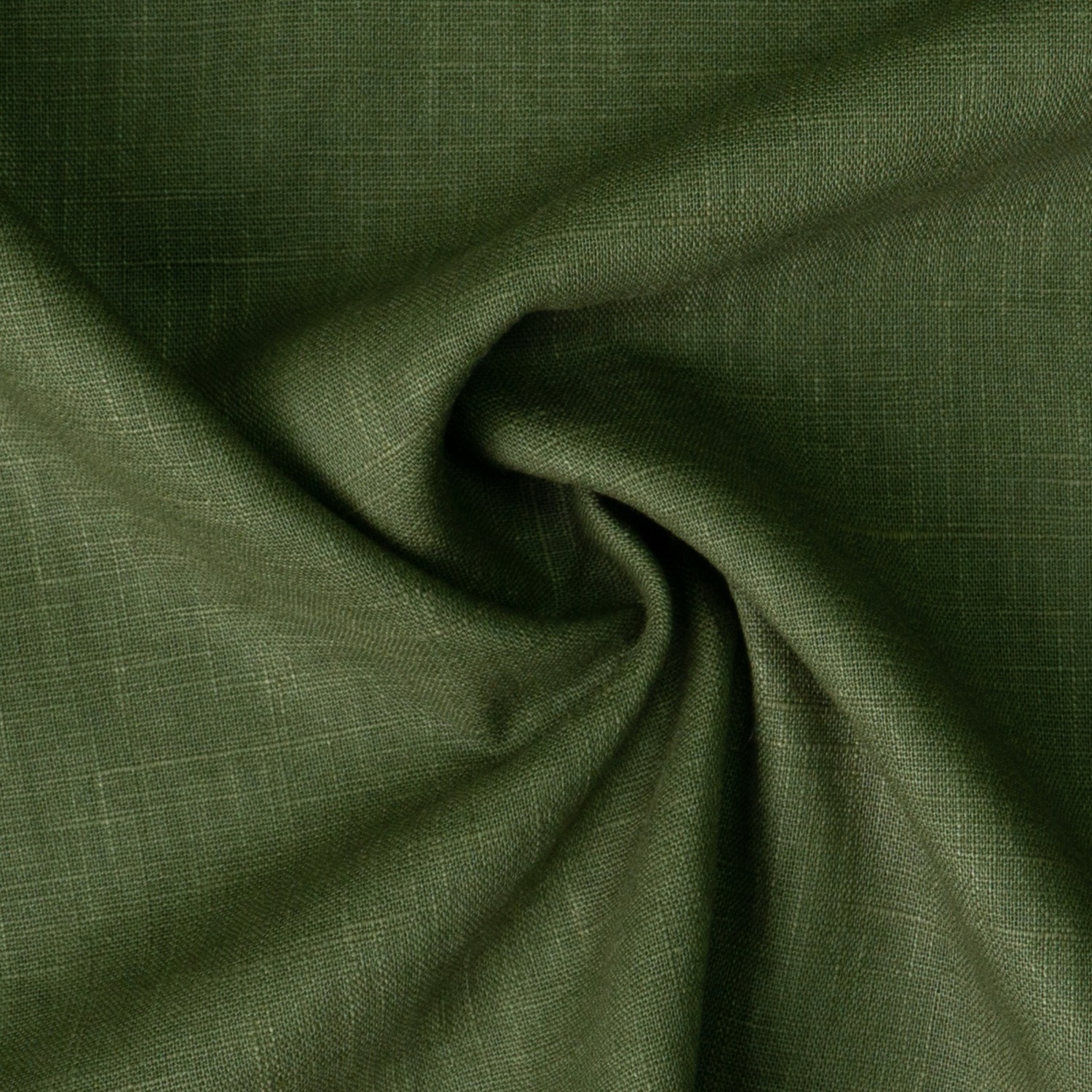 Leinenstoff, oliv, uni