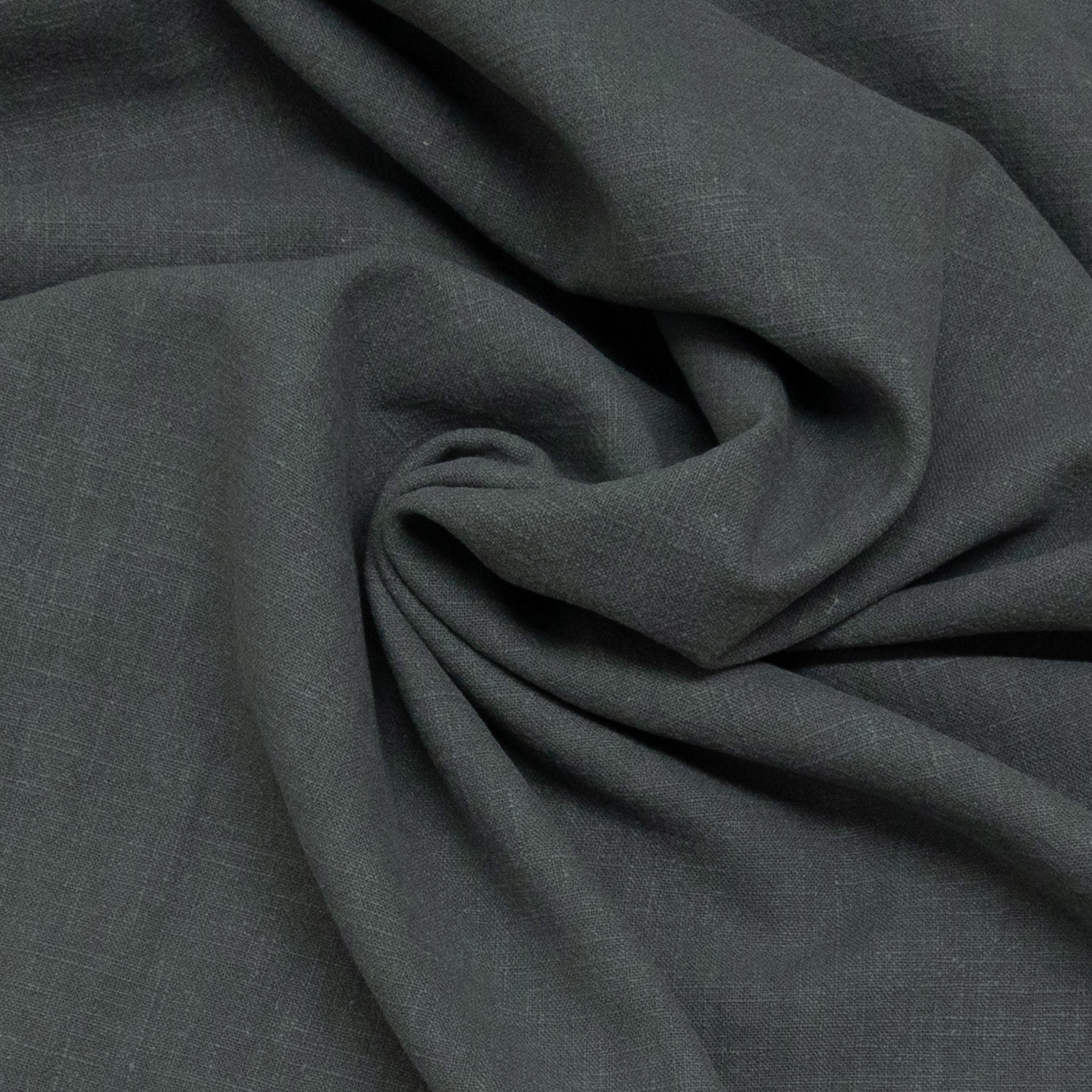 Leinenstoff, grau, uni, stonewashed