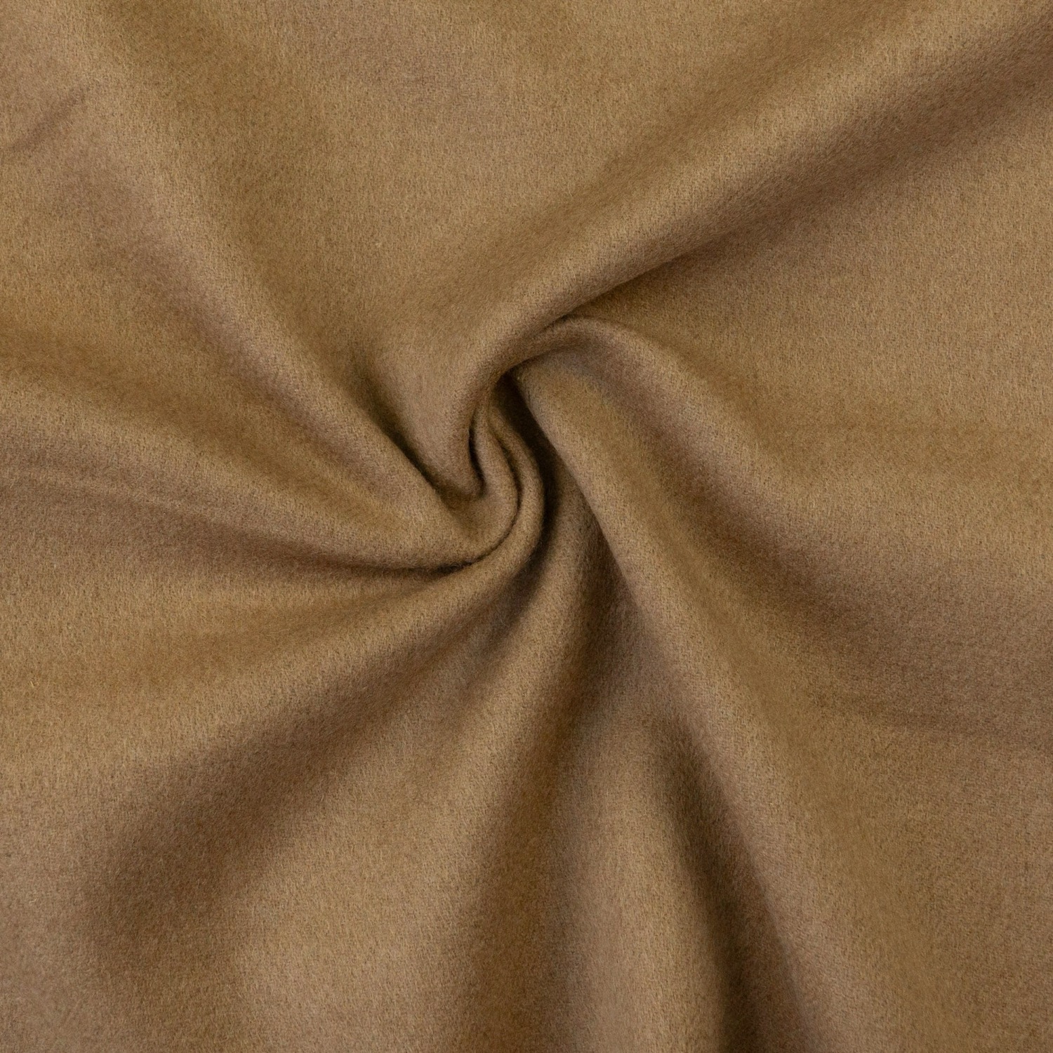 Edler Wollstoff, Double Face, hellbraun, beige, uni