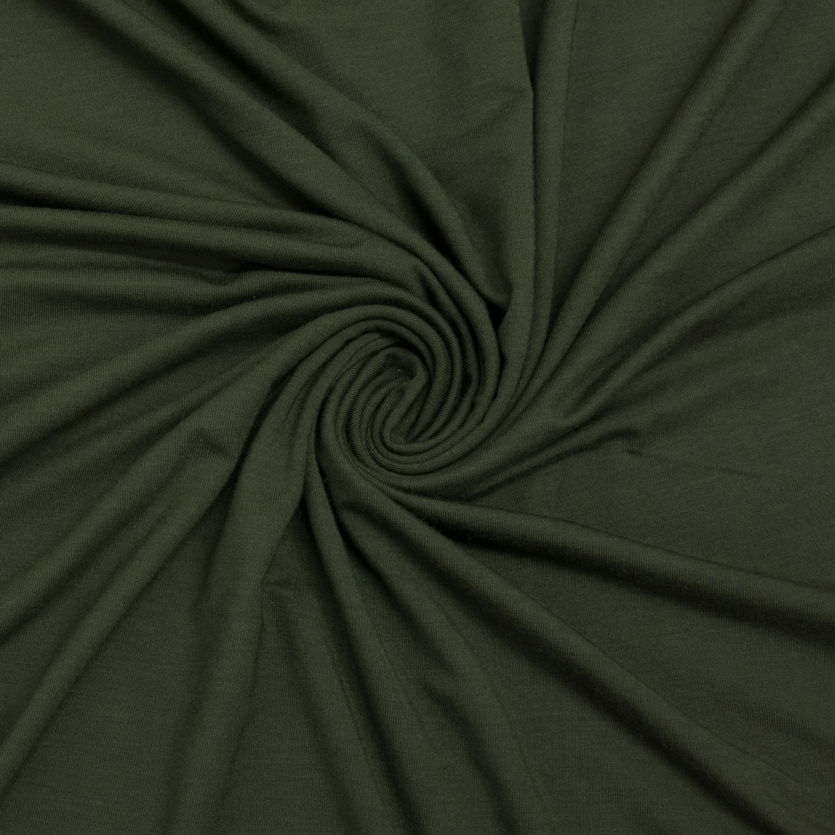 Modaljersey, oliv, uni