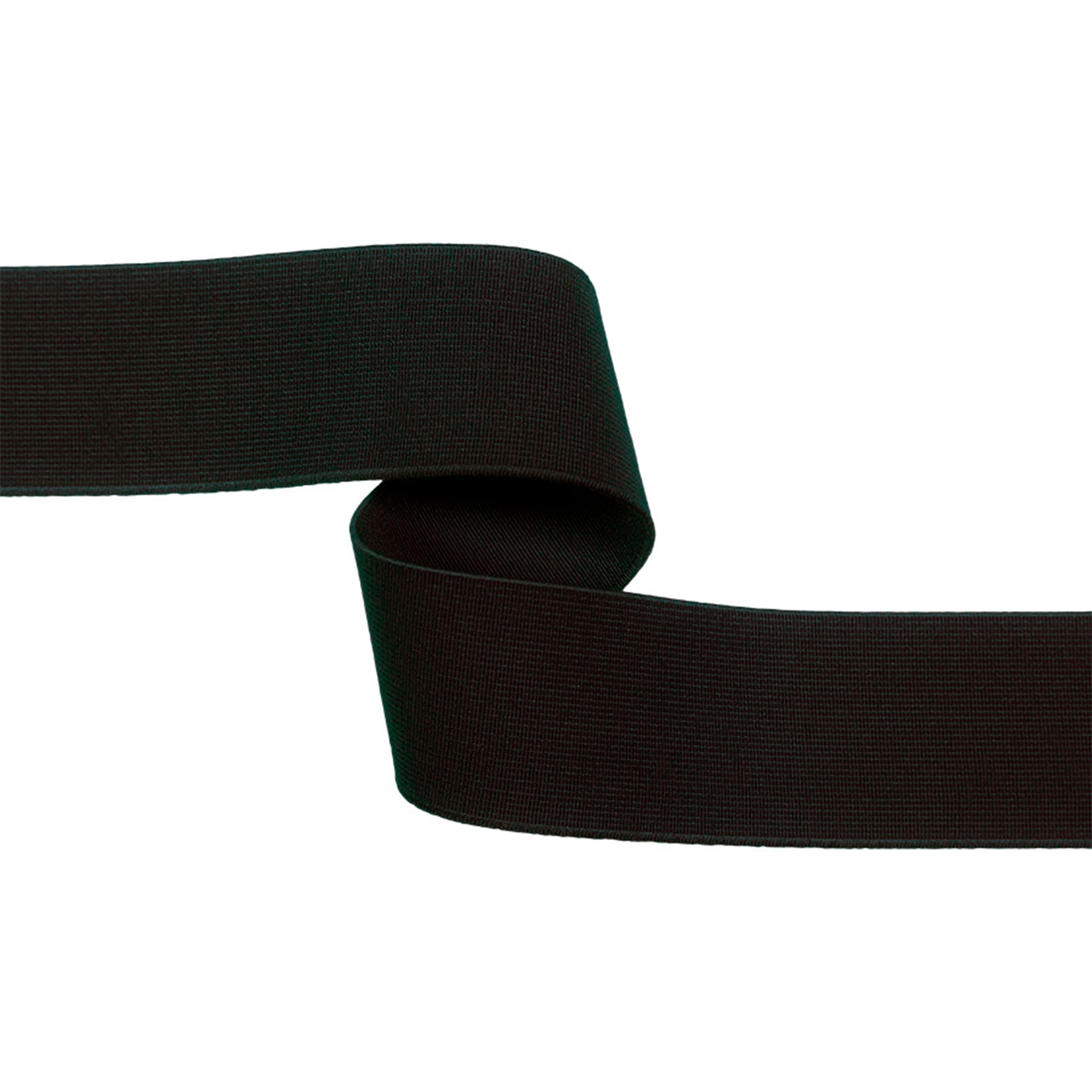 Velourgummiband, Meterware, schwarz, 38 mm