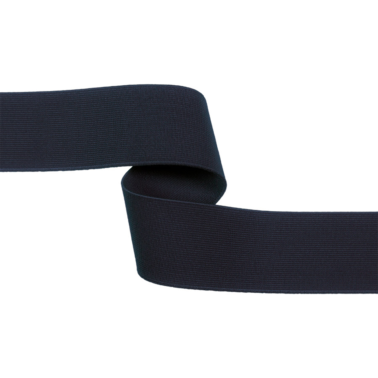 Velourgummiband, Meterware, dunkelblau, 38 mm